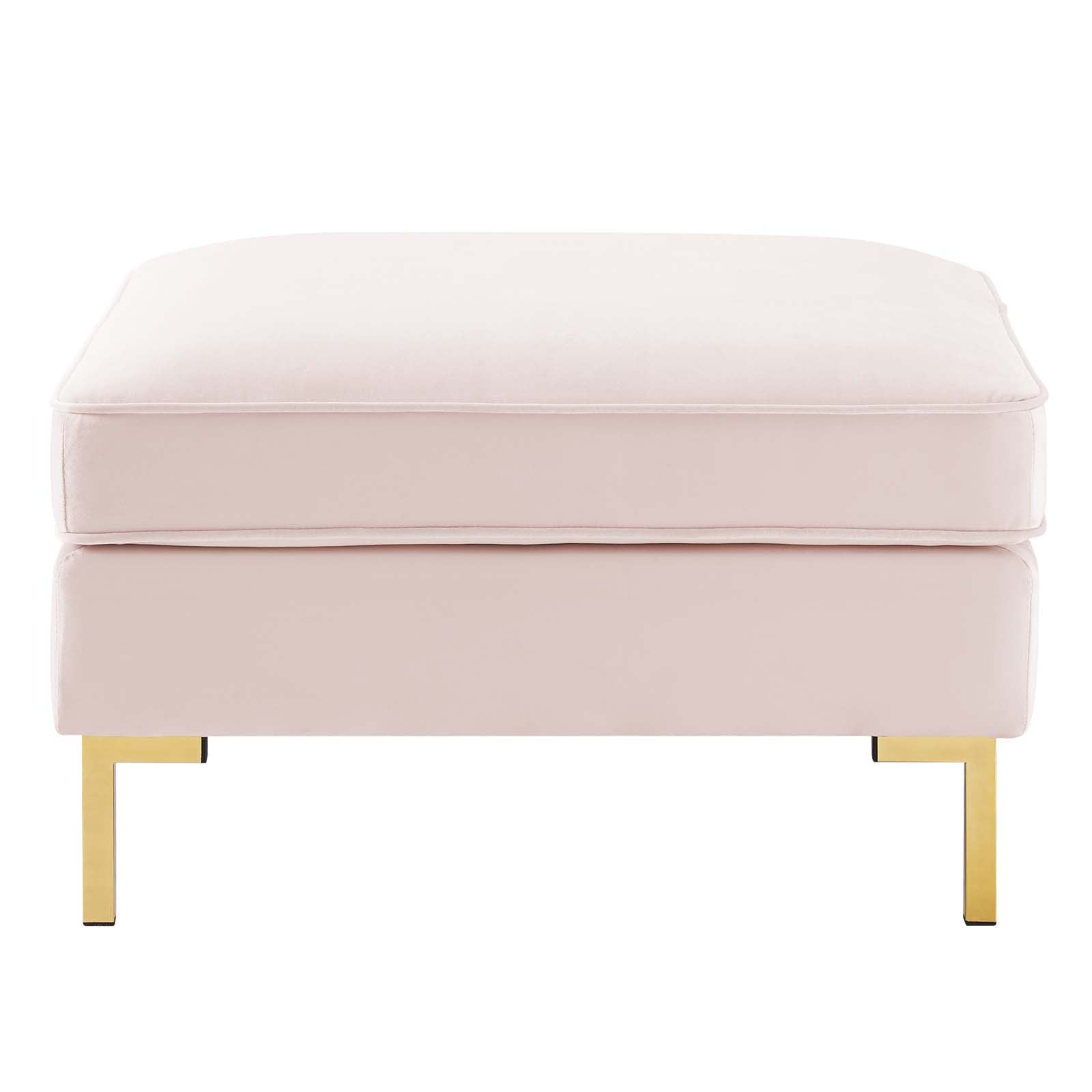 Ardent Performance Velvet Ottoman By HouseBean