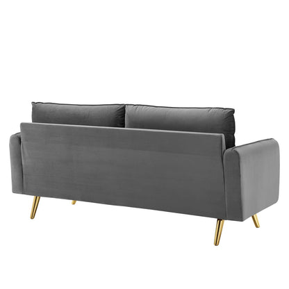 Revive Performance Velvet Sofa By HouseBean