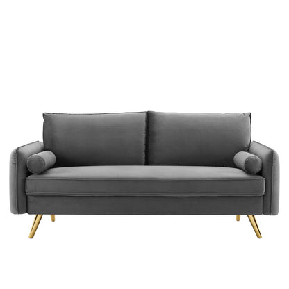 Revive Performance Velvet Sofa By HouseBean