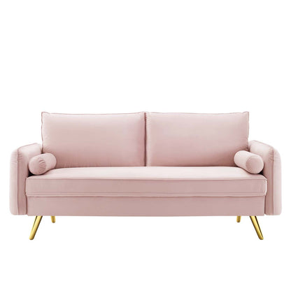 Revive Performance Velvet Sofa By HouseBean