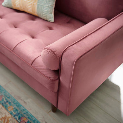 Valour Performance Velvet Loveseat By HouseBean