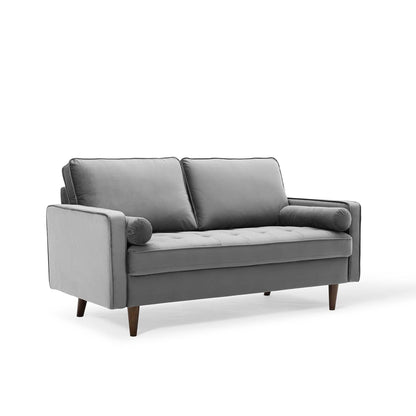 Valour Performance Velvet Loveseat By HouseBean