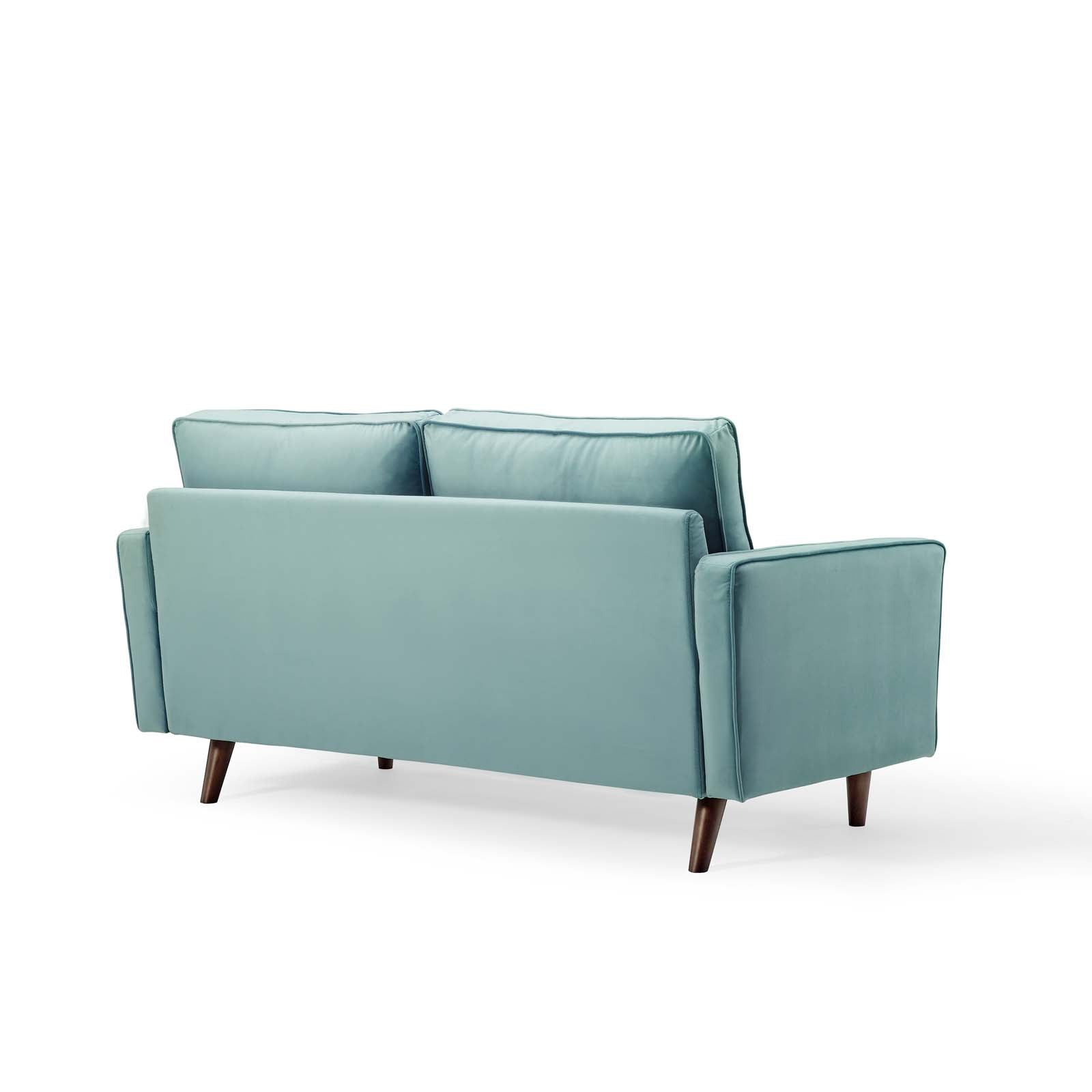 Valour Performance Velvet Loveseat By HouseBean