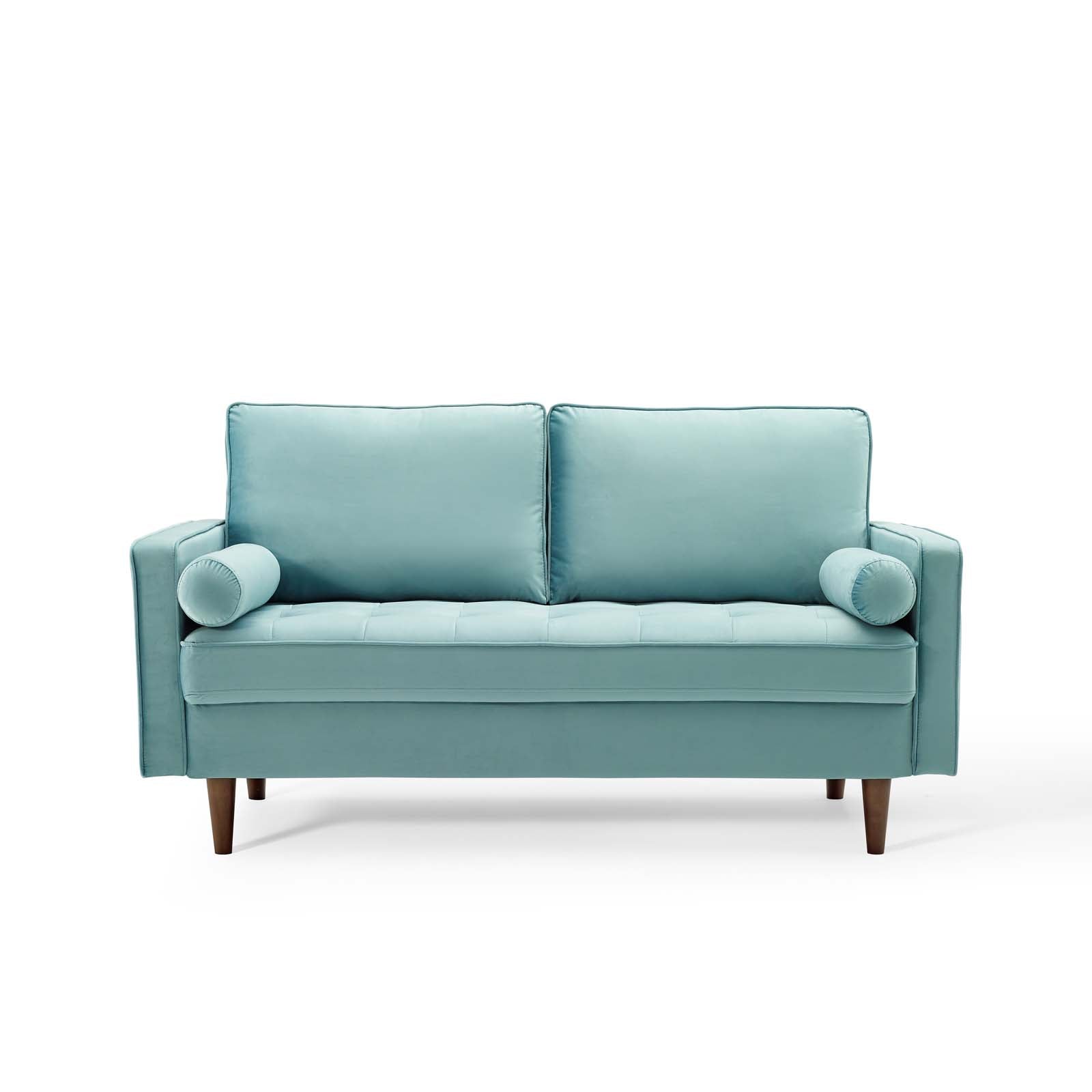 Valour Performance Velvet Loveseat By HouseBean