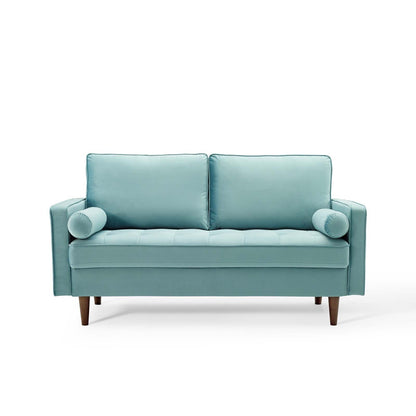 Valour Performance Velvet Loveseat By HouseBean