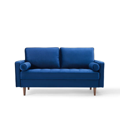 Valour Performance Velvet Loveseat By HouseBean