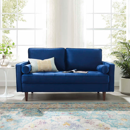 Valour Performance Velvet Loveseat By HouseBean