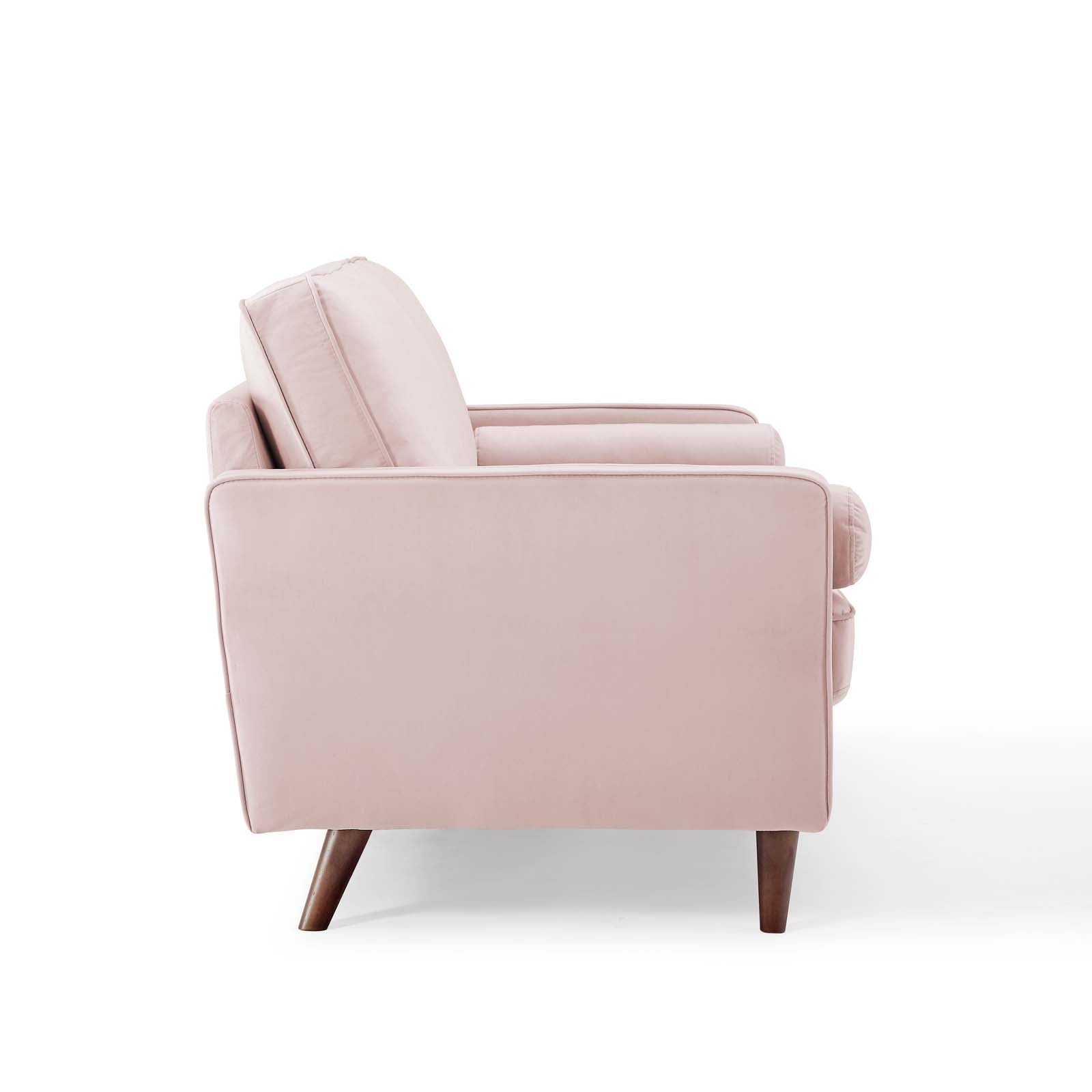 Valour Performance Velvet Loveseat By HouseBean