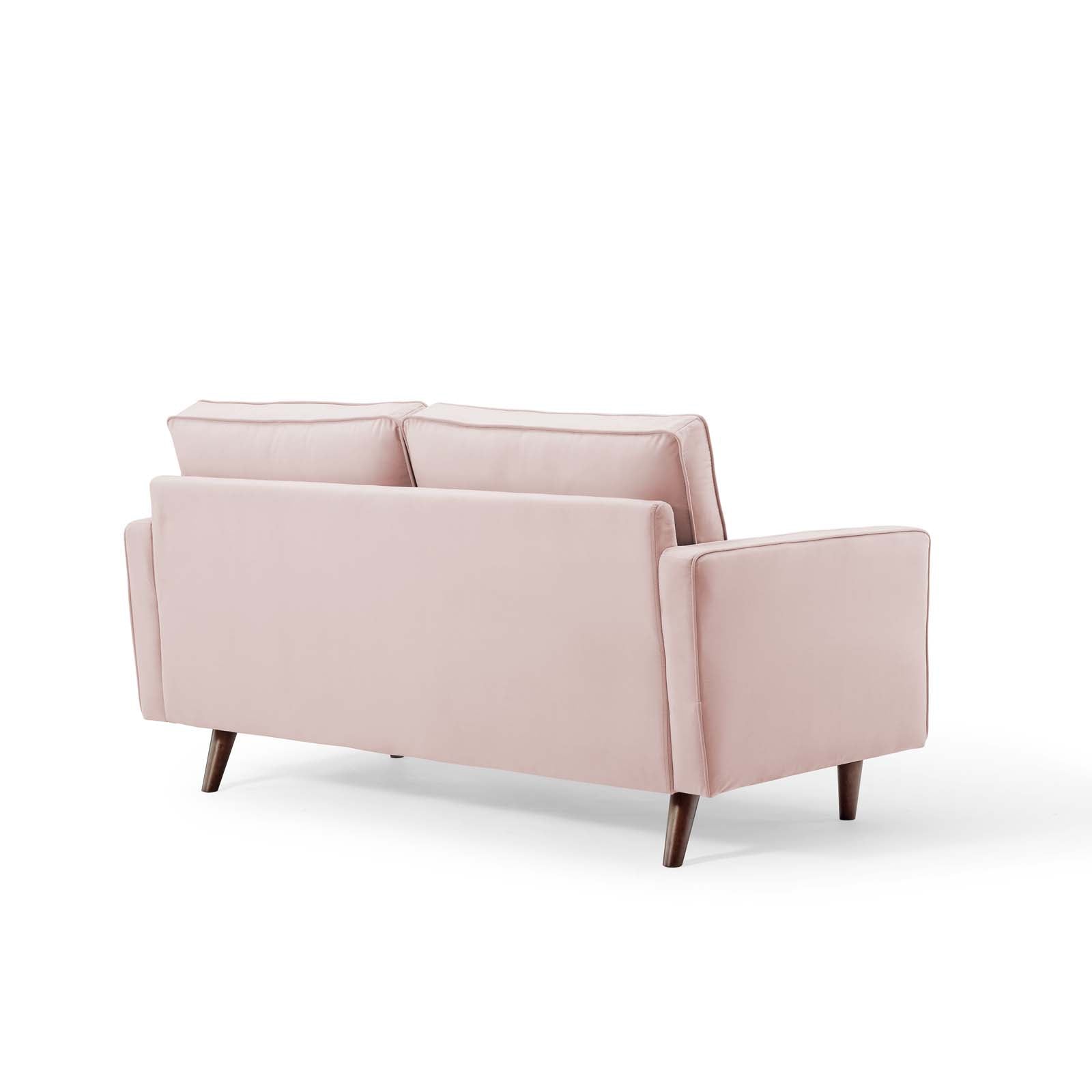 Valour Performance Velvet Loveseat By HouseBean