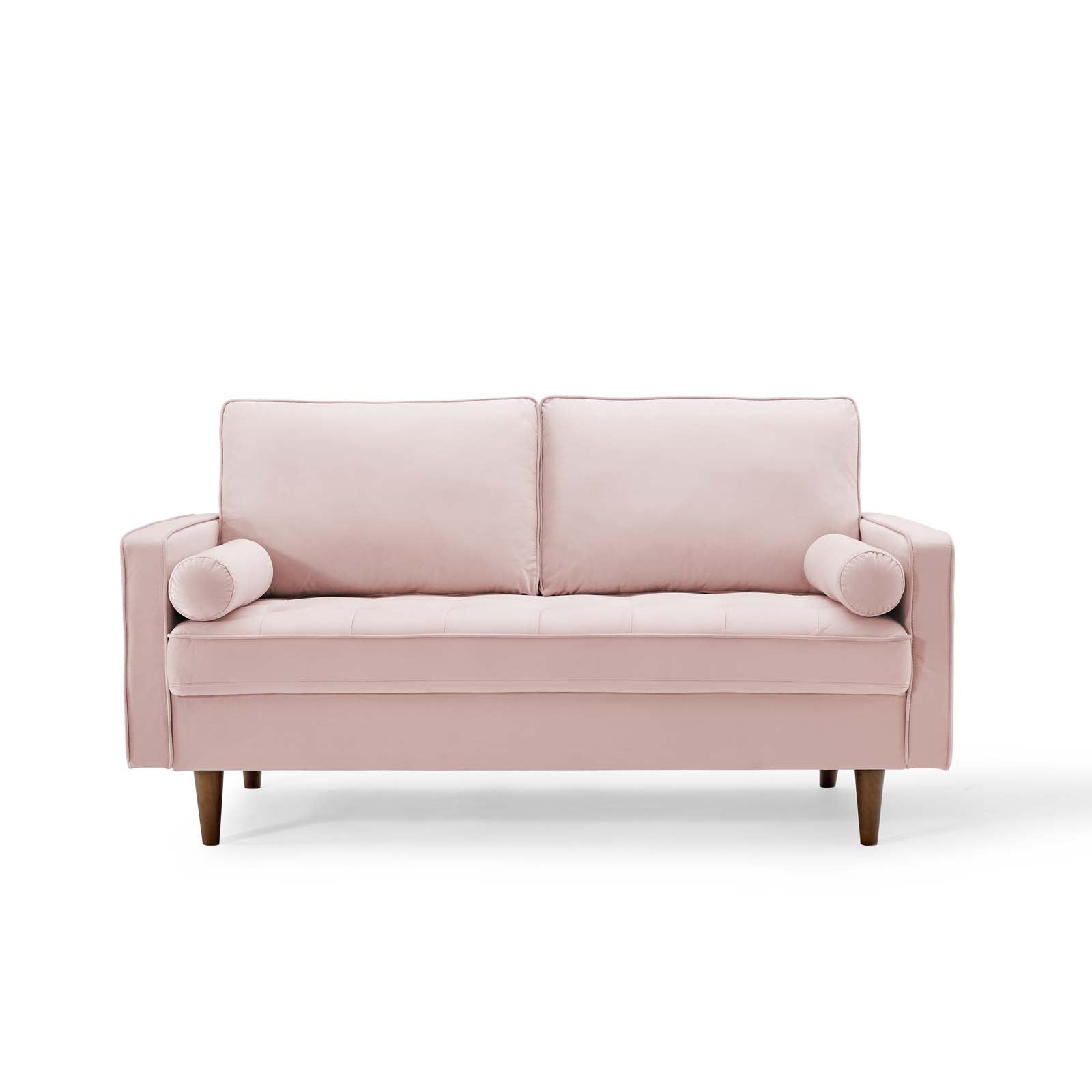 Valour Performance Velvet Loveseat By HouseBean