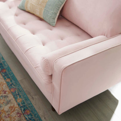 Valour Performance Velvet Loveseat By HouseBean