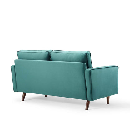 Valour Performance Velvet Loveseat By HouseBean