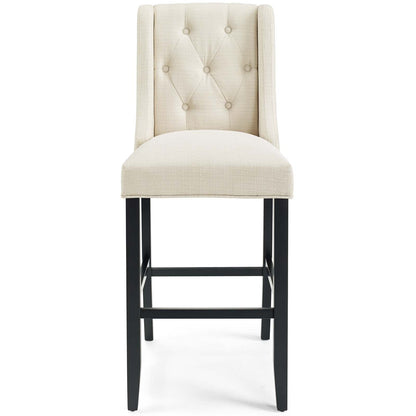 Baronet Bar Stool Upholstered Fabric Set of 2 by Modway