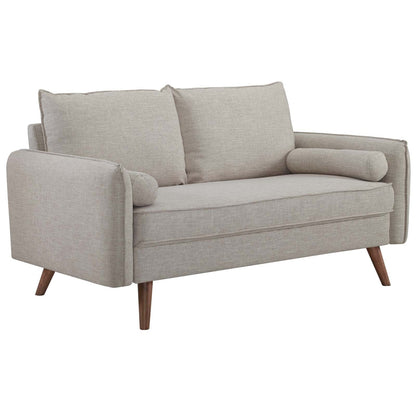 Revive Upholstered Fabric Sofa and Loveseat Set By HouseBean