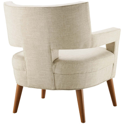 Sheer Upholstered Fabric Armchair Set of 2 By HouseBean