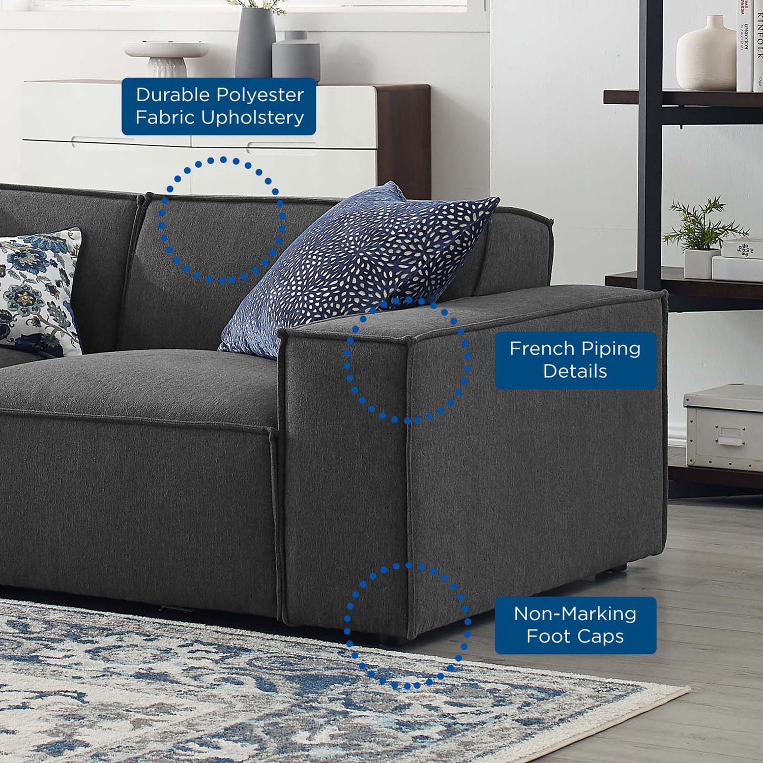 Restore 4-Piece Sectional Sofa by Modway