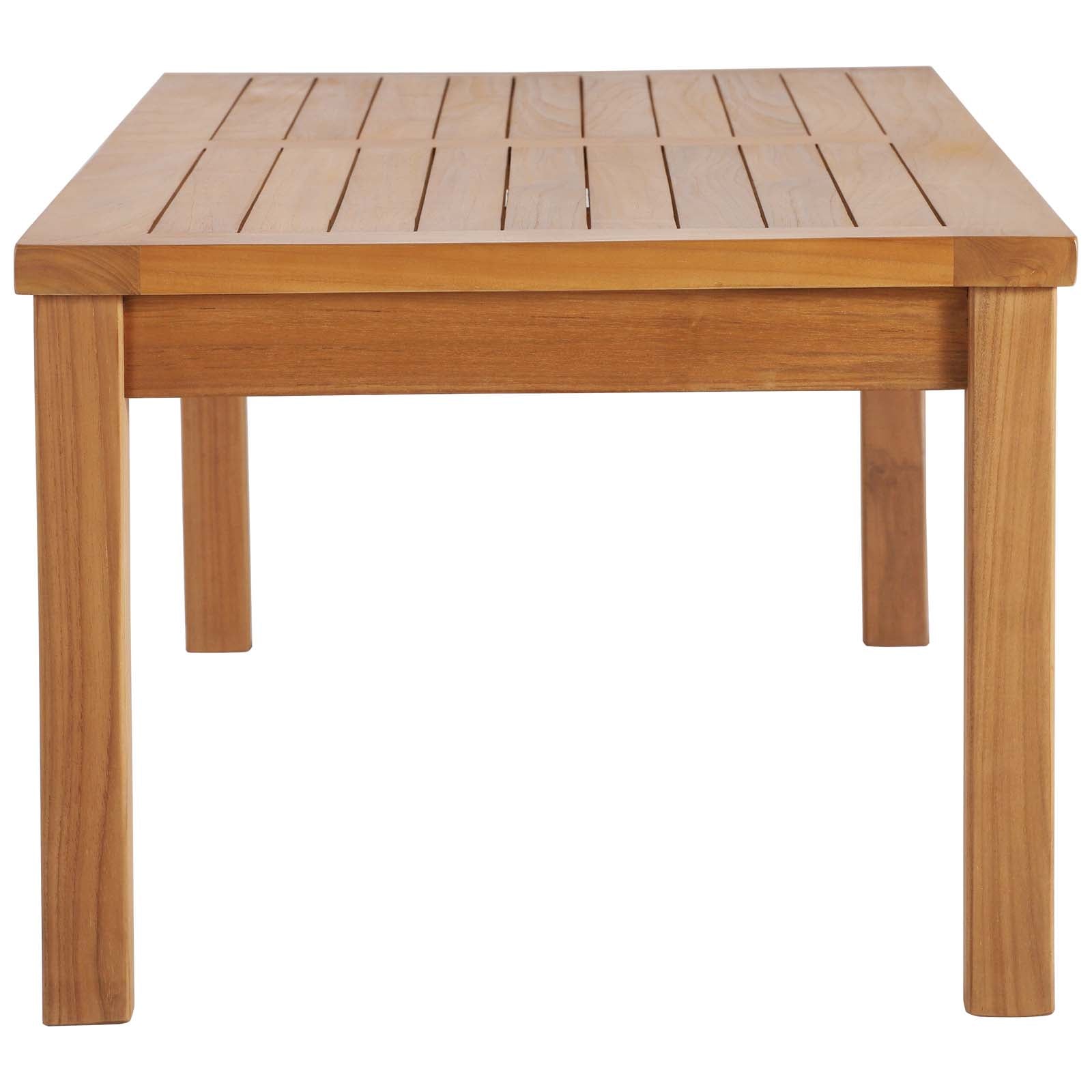 Upland Outdoor Patio Teak Wood Coffee Table By HouseBean