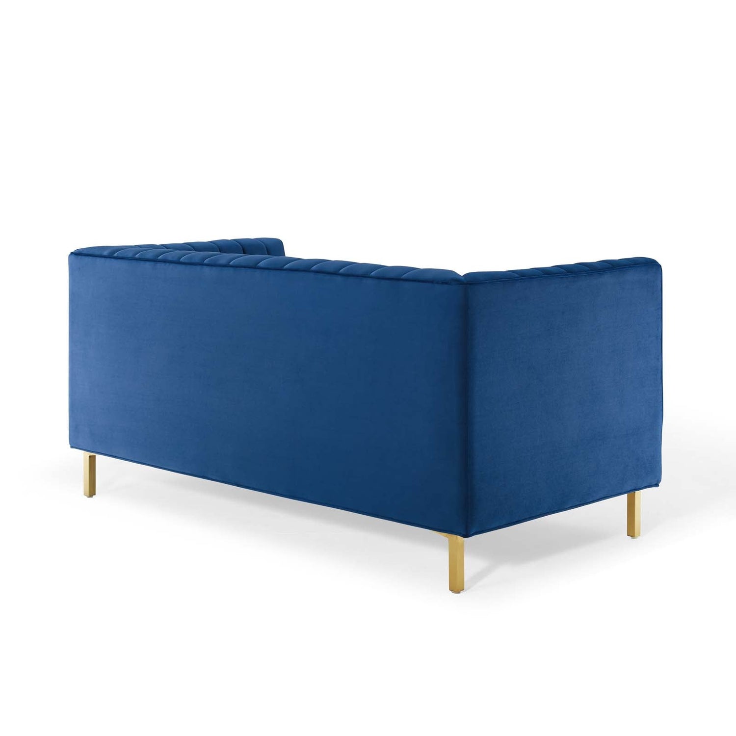 Shift Channel Tufted Performance Velvet Loveseat By HouseBean