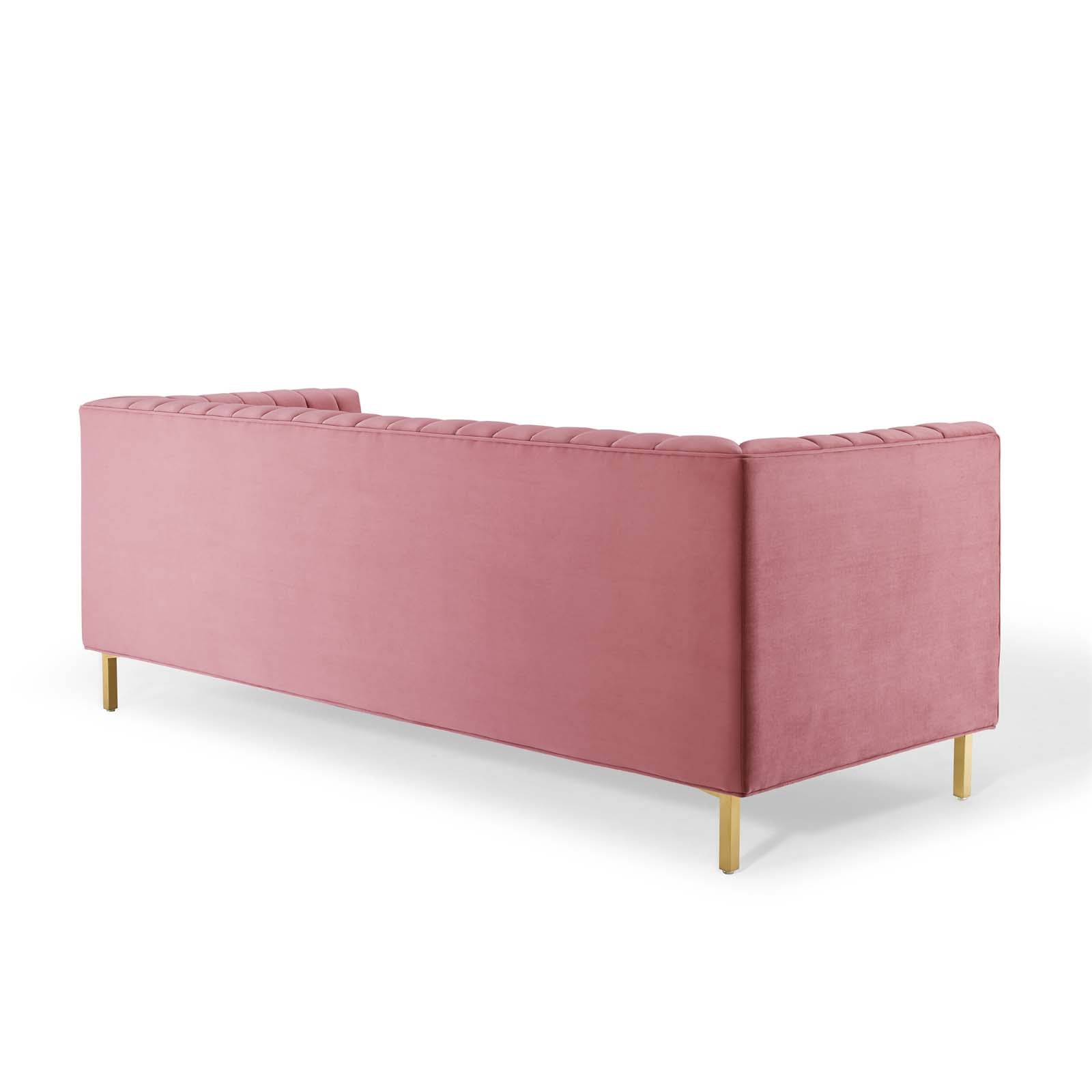 Shift Channel Tufted Performance Velvet Sofa By HouseBean