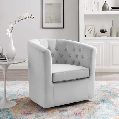 Prospect Tufted Performance Velvet Swivel Armchair by Modway