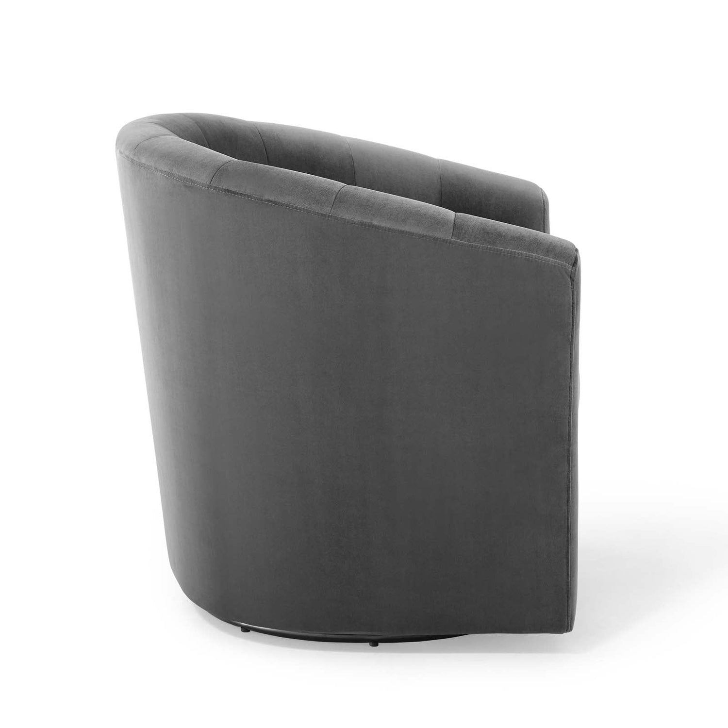 Prospect Performance Velvet Swivel Armchair By HouseBean