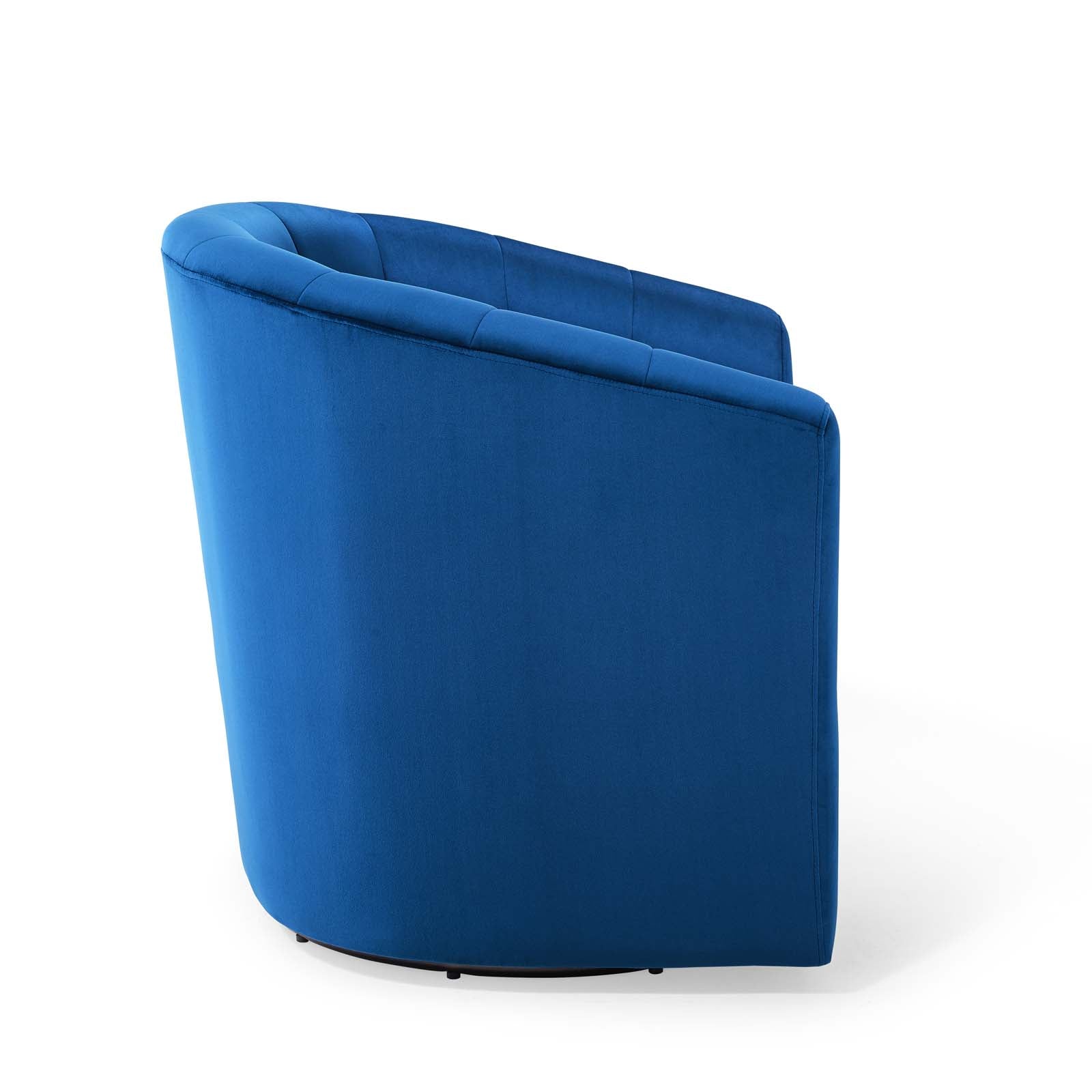 Prospect Performance Velvet Swivel Armchair By HouseBean