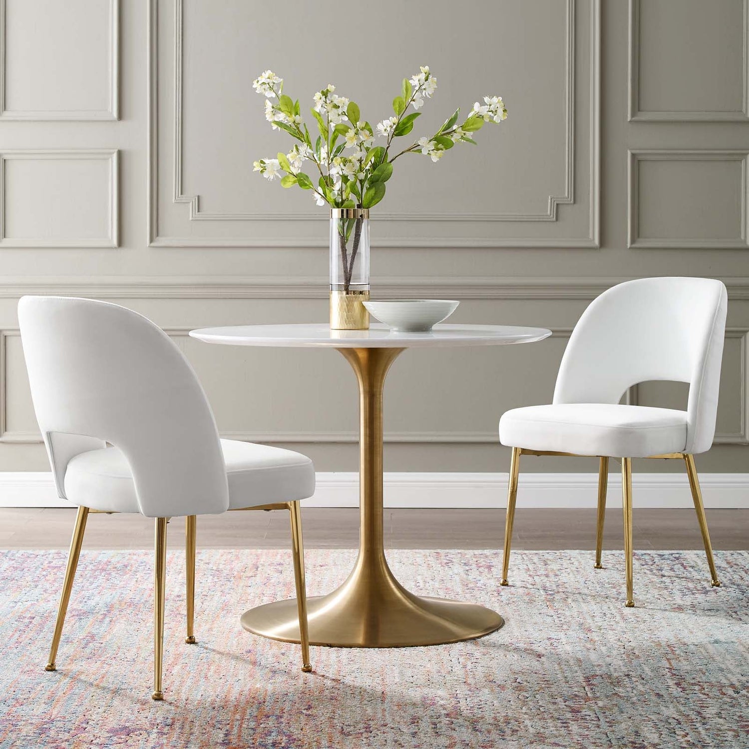 Rouse Dining Room Side Chair Set of 2 by Modway