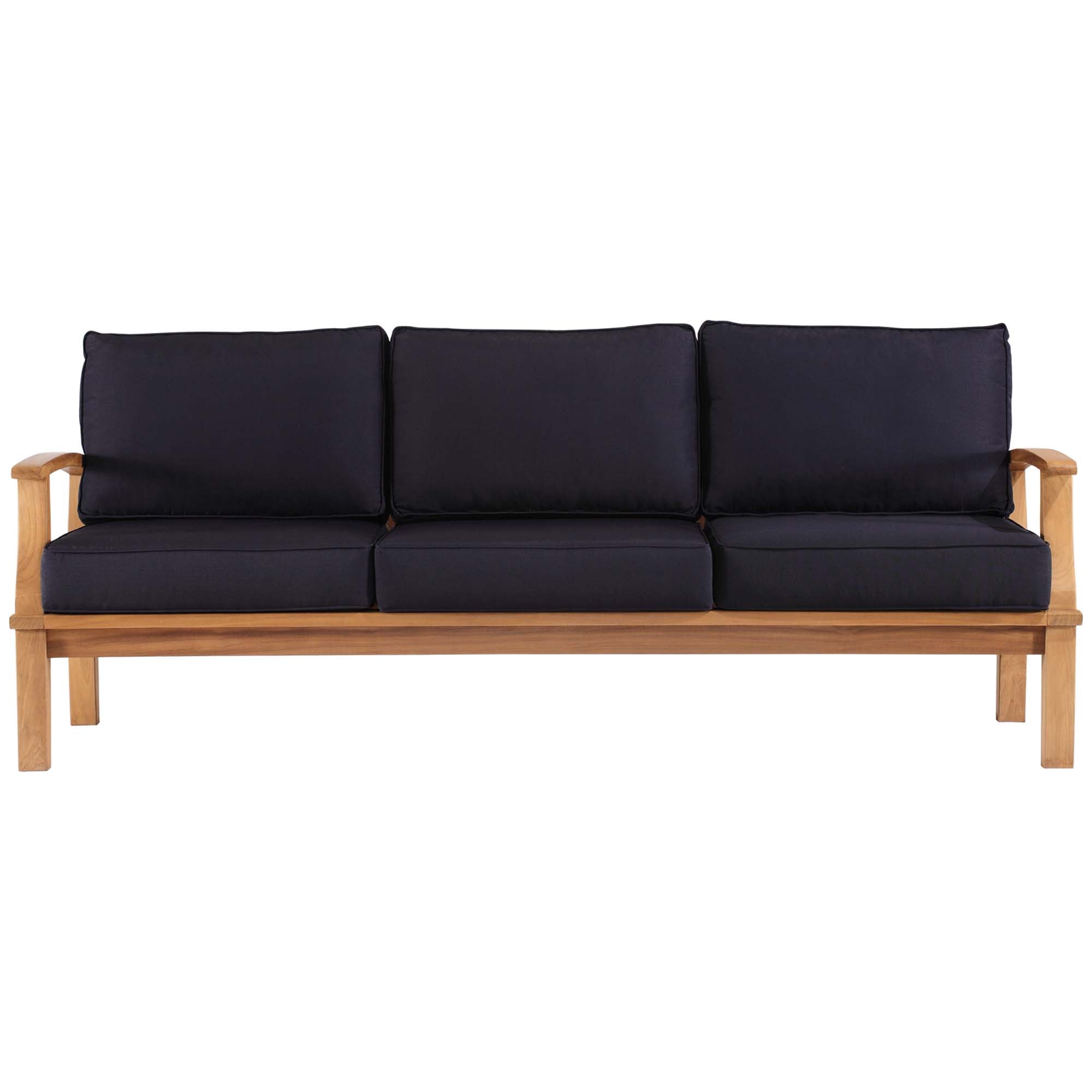 Marina Outdoor Patio Teak Sofa by Modway