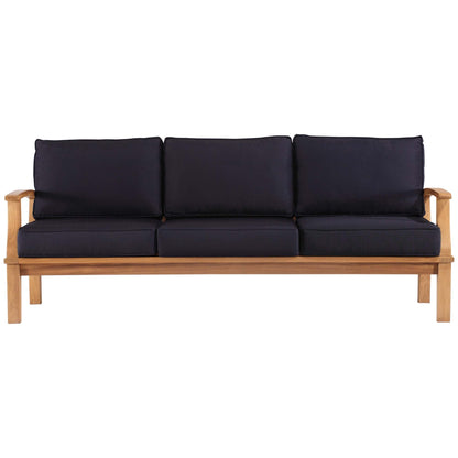 Marina Outdoor Patio Teak Sofa by Modway