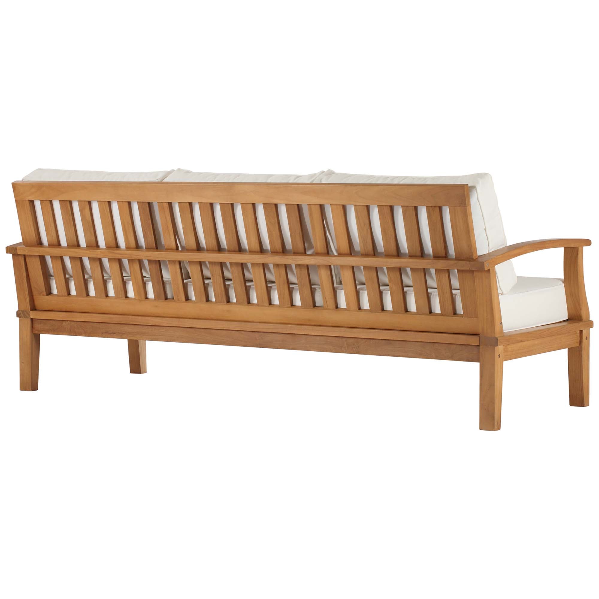 Marina Outdoor Patio Teak Sofa by Modway