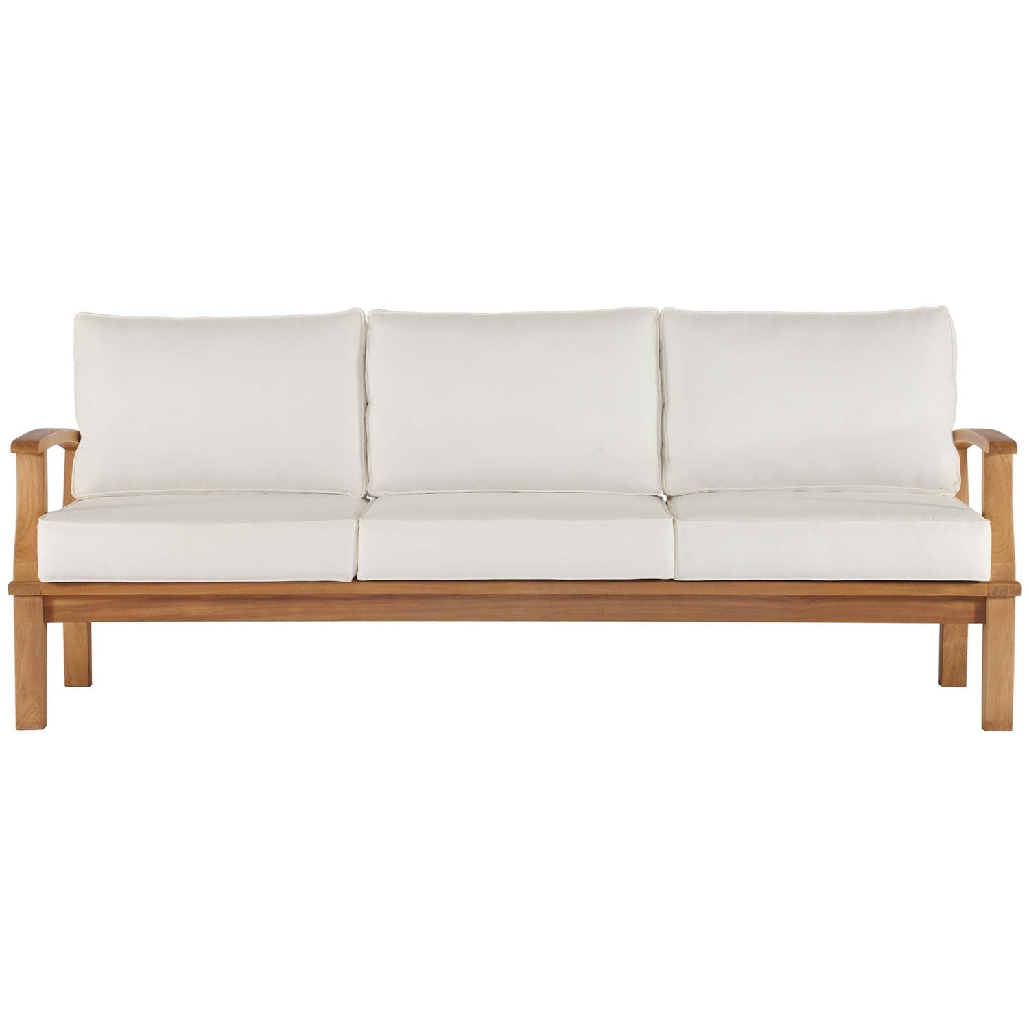 Marina Outdoor Patio Teak Sofa by Modway