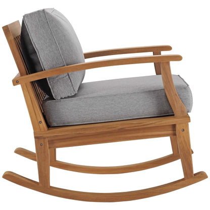 Marina Outdoor Patio Teak Rocking Chair by Modway