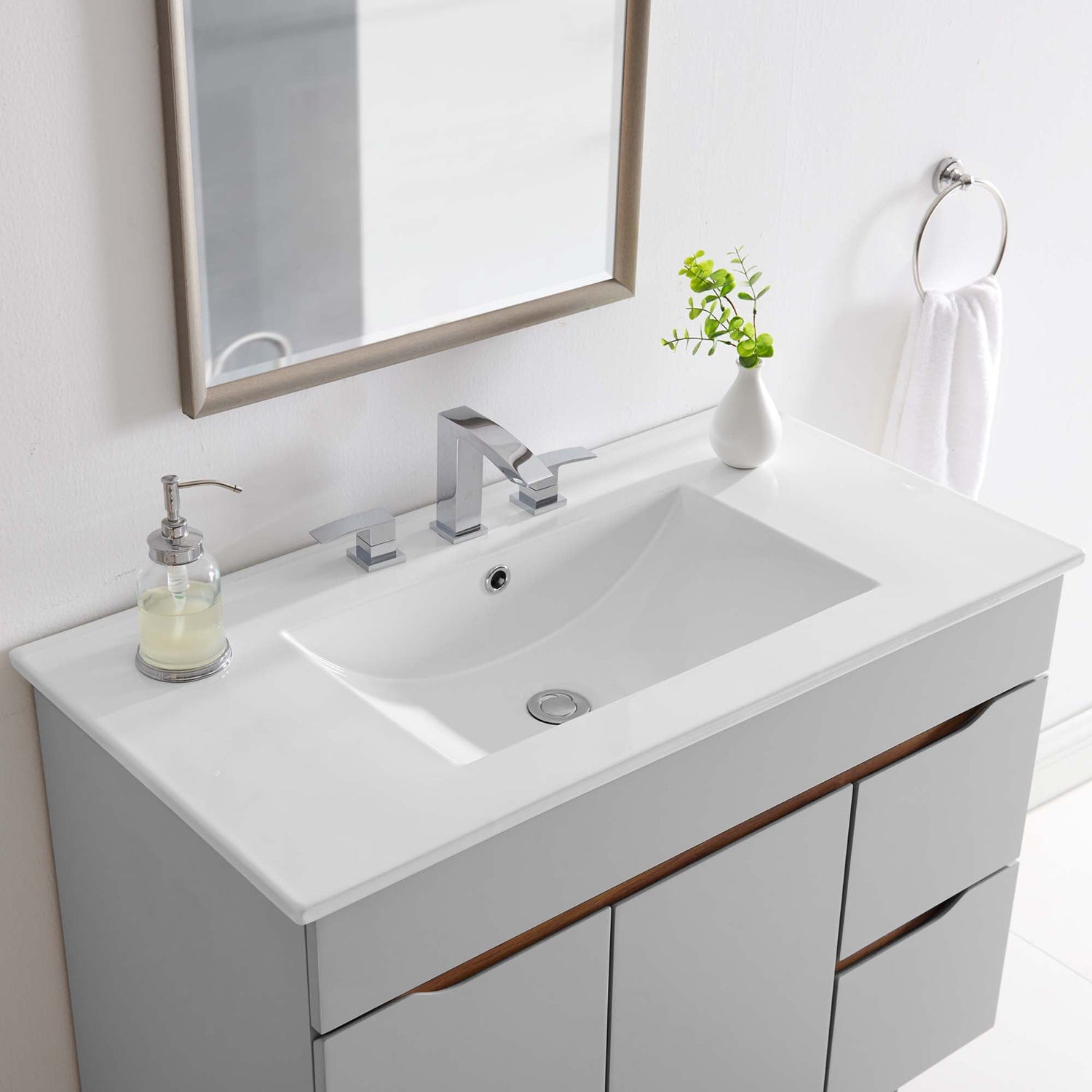 Cayman Bathroom Sink by Modway