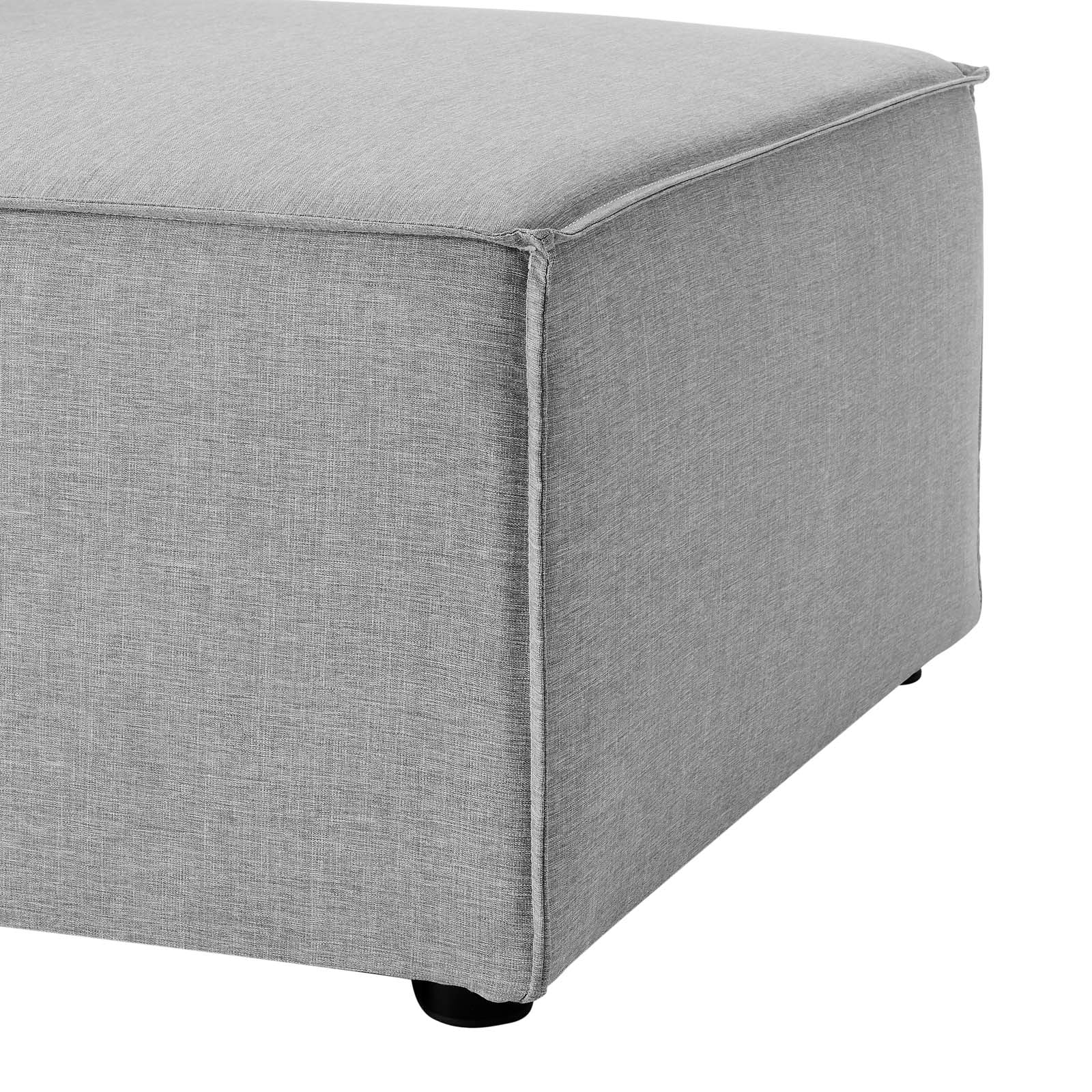 Saybrook Outdoor Patio Upholstered Sectional Sofa Armless Chair By HouseBean