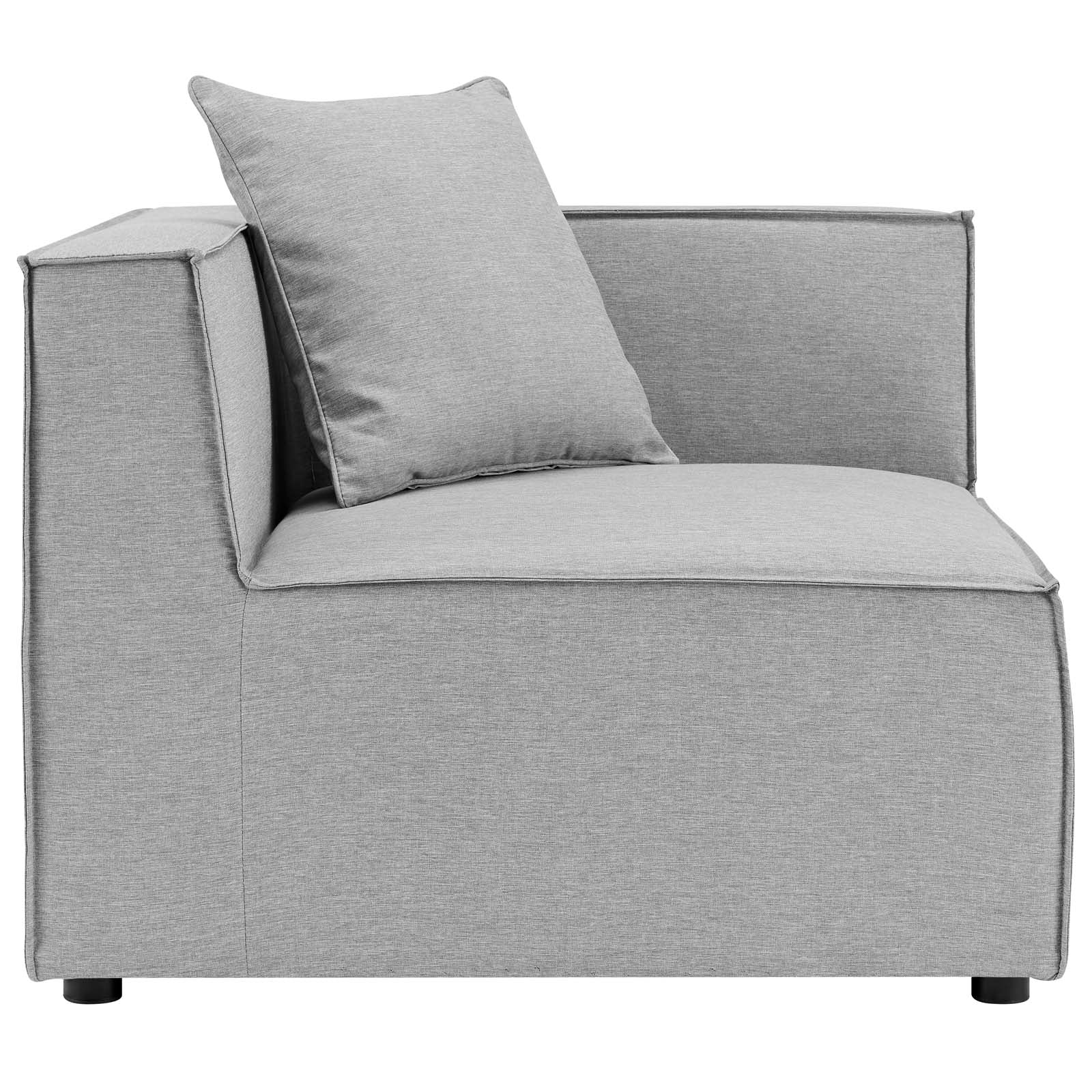 Saybrook Outdoor Patio Upholstered Sectional Sofa Corner Chair By HouseBean