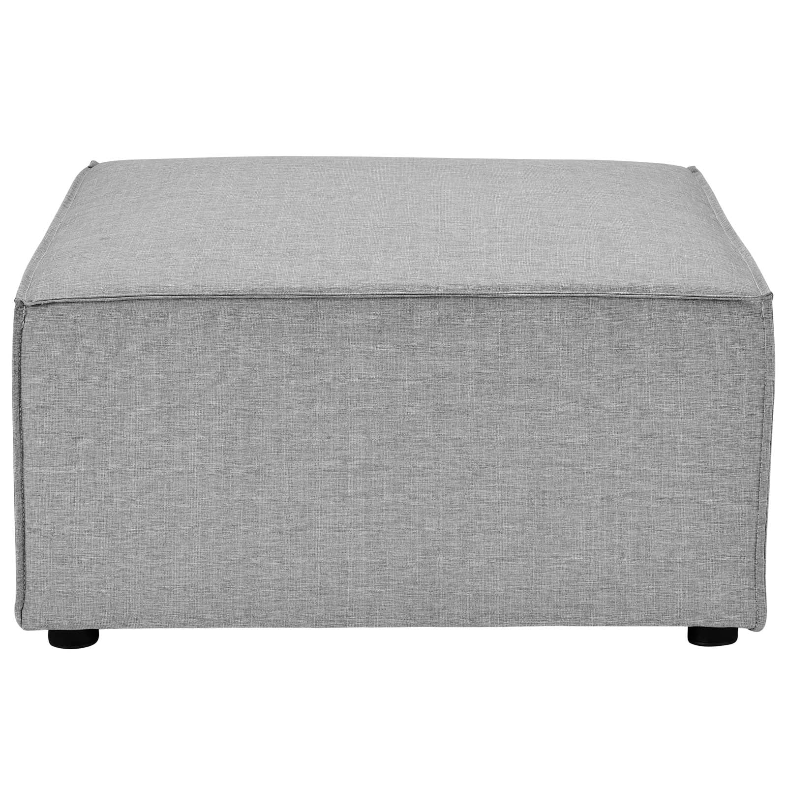 Saybrook Outdoor Patio Upholstered Sectional Sofa Ottoman By HouseBean