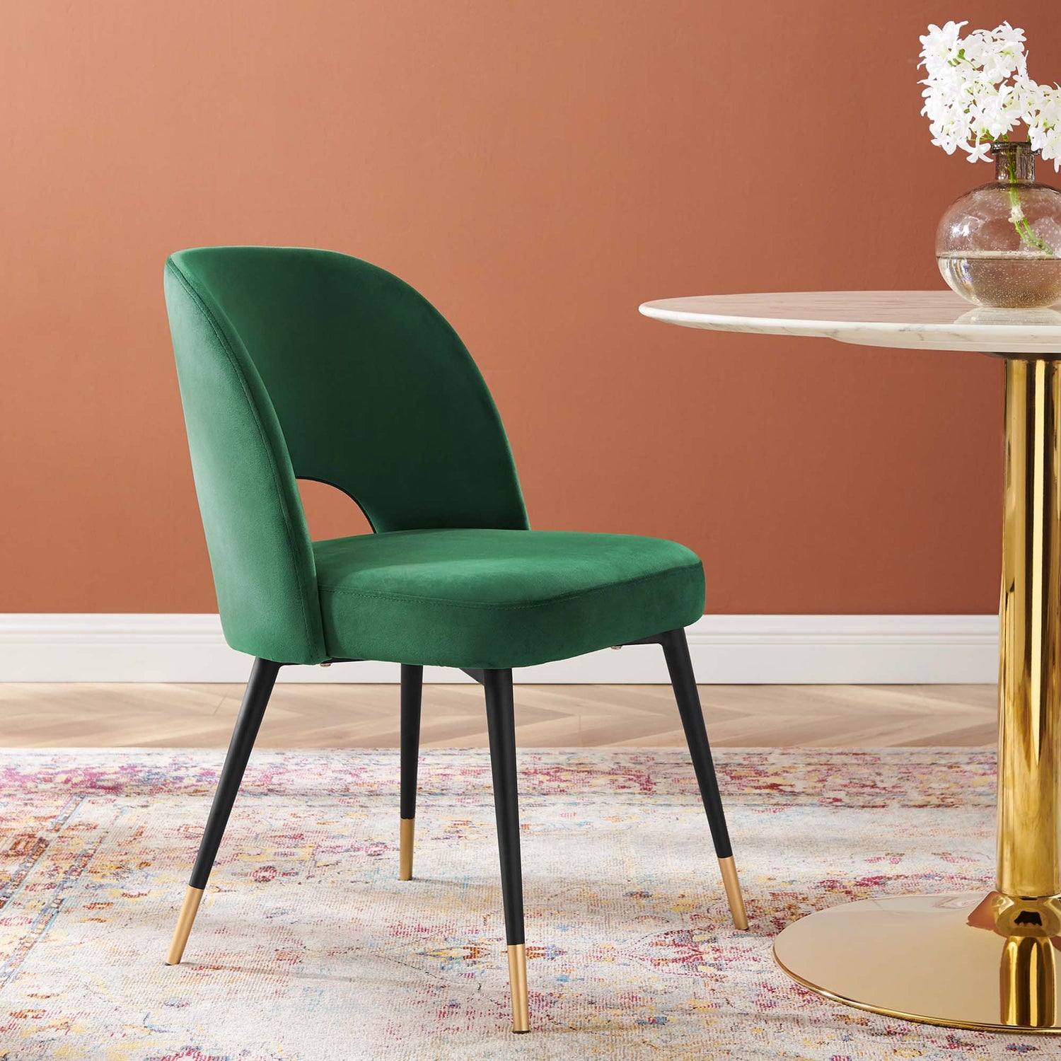 Rouse Performance Velvet Dining Side Chair by Modway