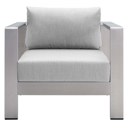 Shore Sunbrella¬Æ Fabric Aluminum Outdoor Patio Armchair by Modway