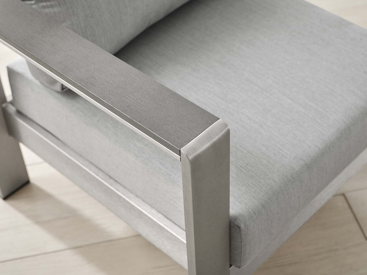 Shore Sunbrella¬Æ Fabric Aluminum Outdoor Patio Armchair by Modway