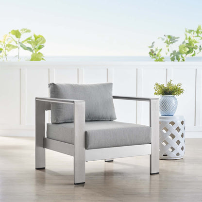 Shore Sunbrella¬Æ Fabric Aluminum Outdoor Patio Armchair by Modway