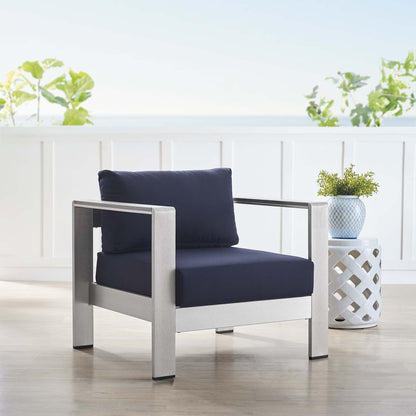 Shore Sunbrella¬Æ Fabric Aluminum Outdoor Patio Armchair by Modway