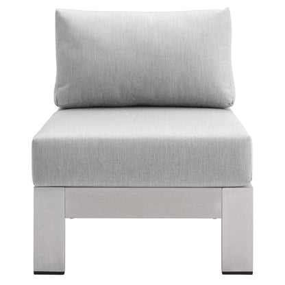 Shore Sunbrella¬Æ Fabric Aluminum Outdoor Patio Armless Chair by Modway