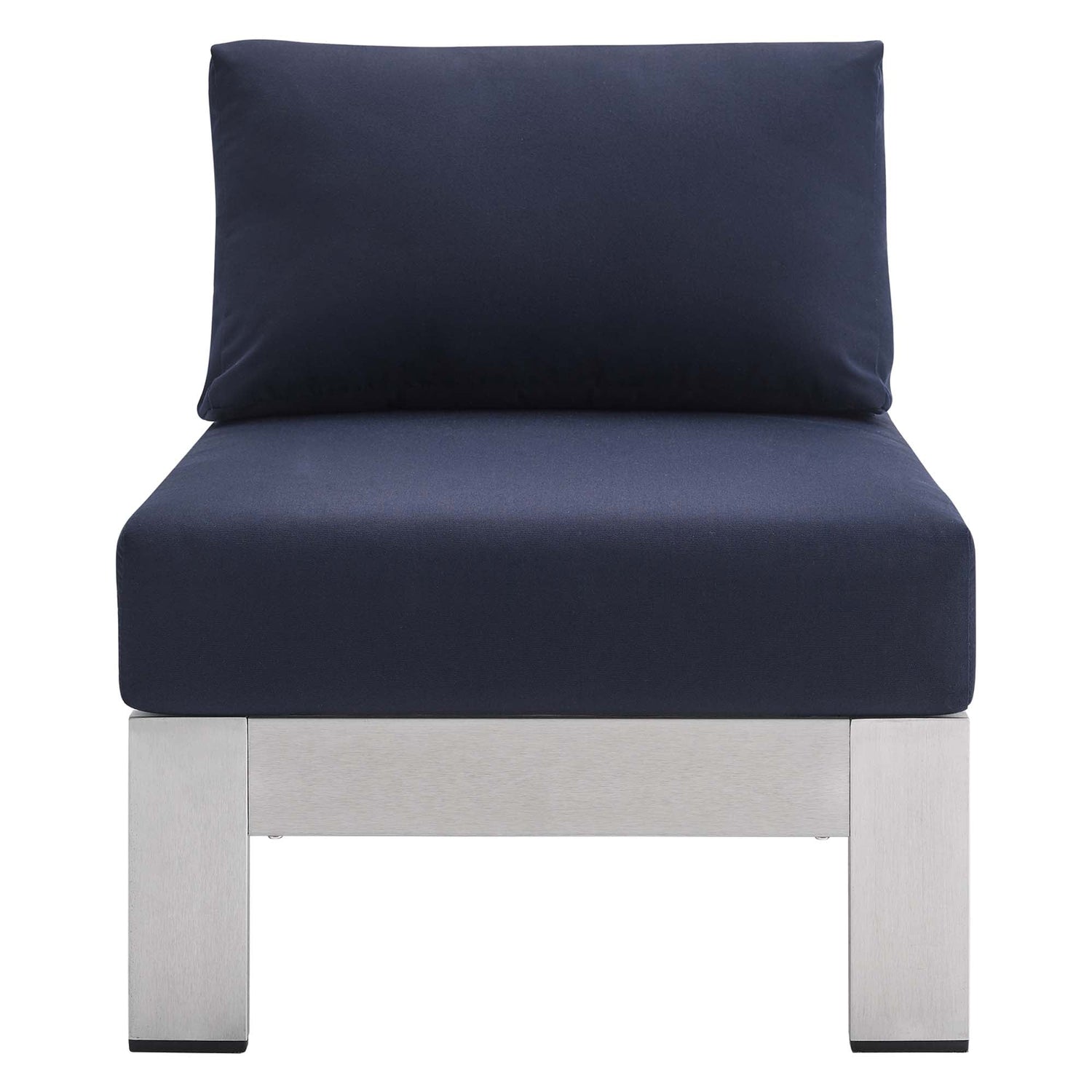 Shore Sunbrella¬Æ Fabric Aluminum Outdoor Patio Armless Chair by Modway