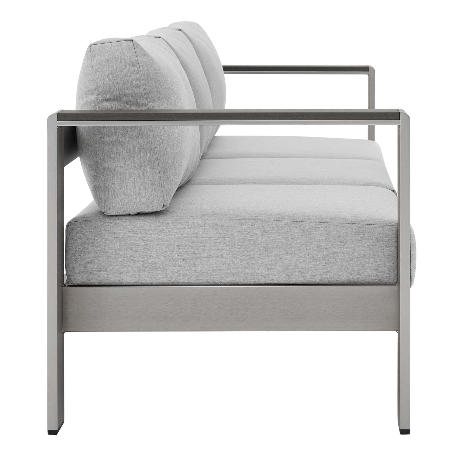 Shore Sunbrella¬Æ Fabric Aluminum Outdoor Patio Sofa by Modway