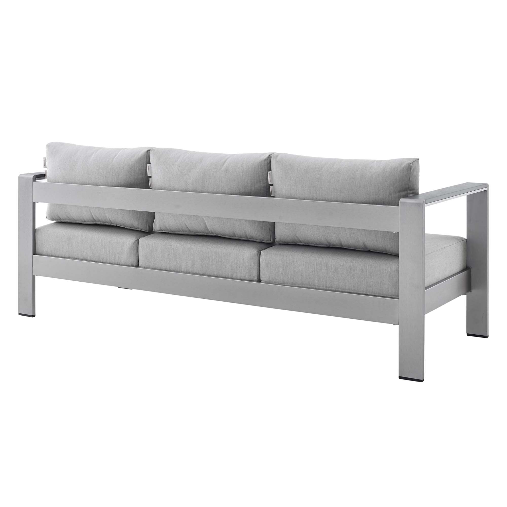 Shore Sunbrella¬Æ Fabric Aluminum Outdoor Patio Sofa by Modway
