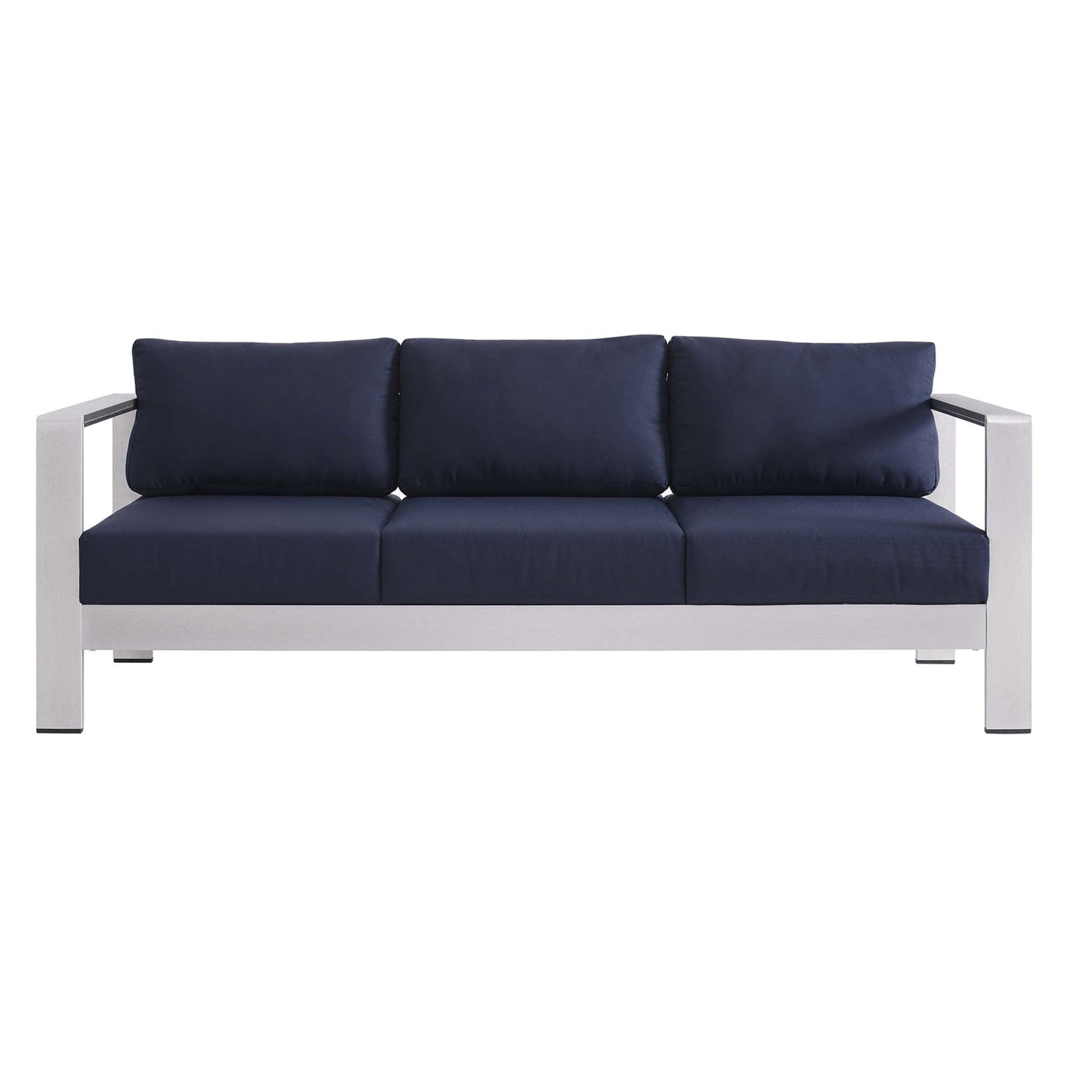 Shore Sunbrella¬Æ Fabric Aluminum Outdoor Patio Sofa by Modway