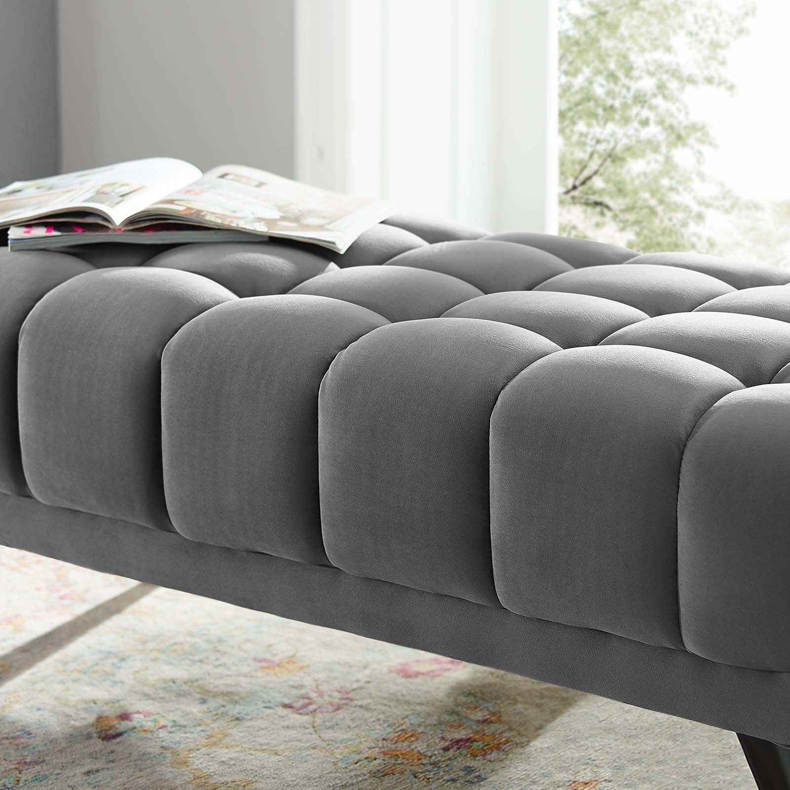 Adept 47.5&quot; Performance Velvet Bench By HouseBean