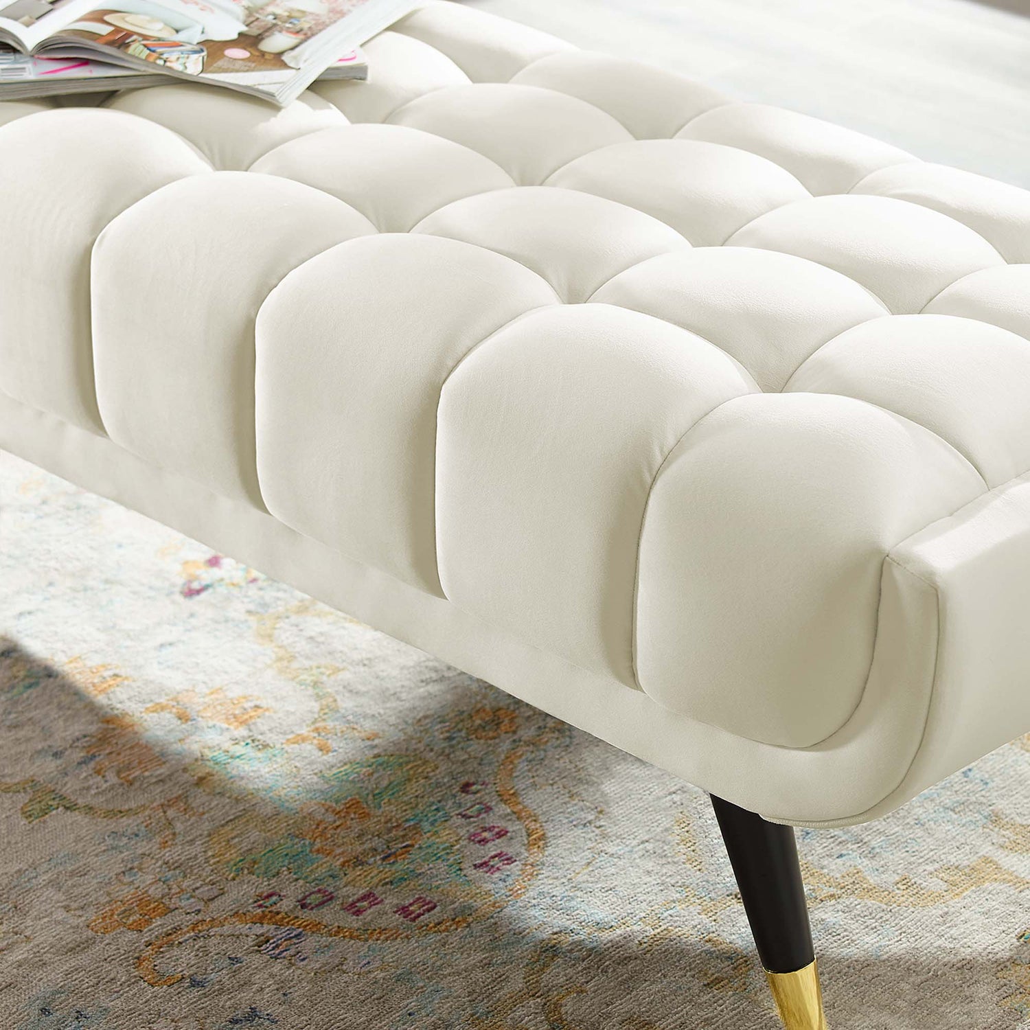 Adept 47.5&quot; Performance Velvet Bench by Modway