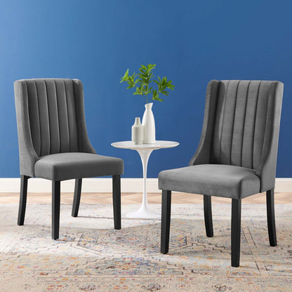 Renew Parsons Performance Velvet Dining Side Chairs - Set of 2 By HouseBean