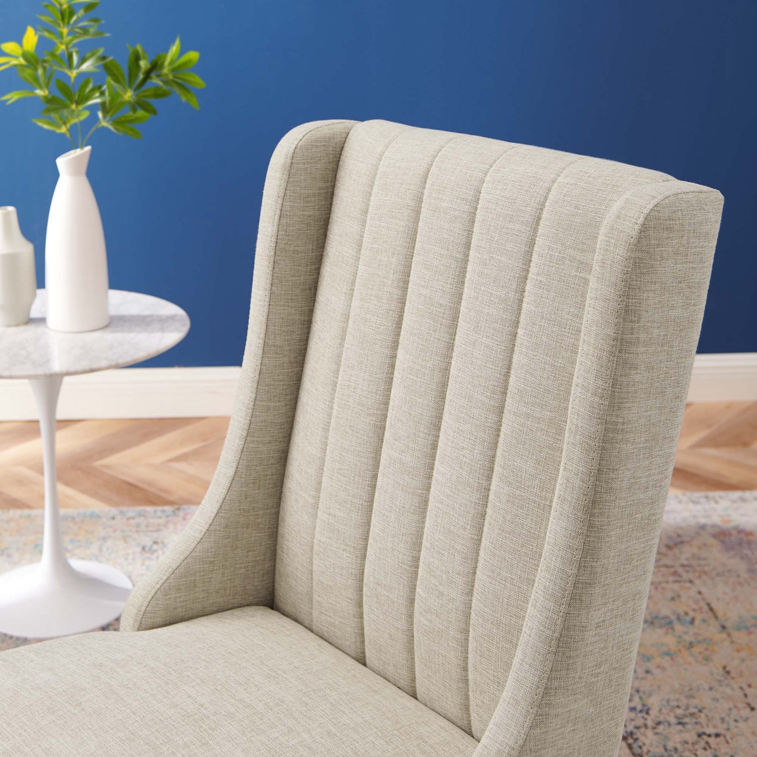 Renew Parsons Fabric Dining Side Chairs - Set of 2 by Modway